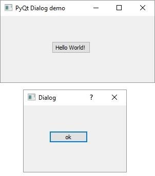 qdialog class output