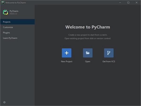 welcome to pycharm