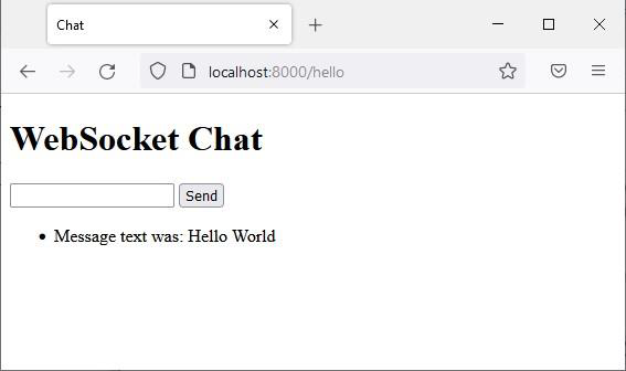 websocket example