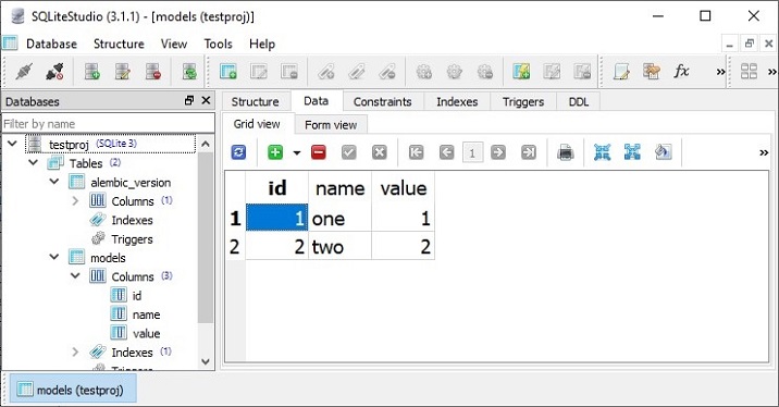 sqlite