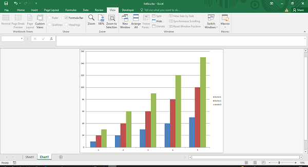 chartsheet class