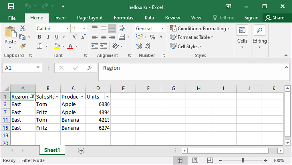 filter criteria1