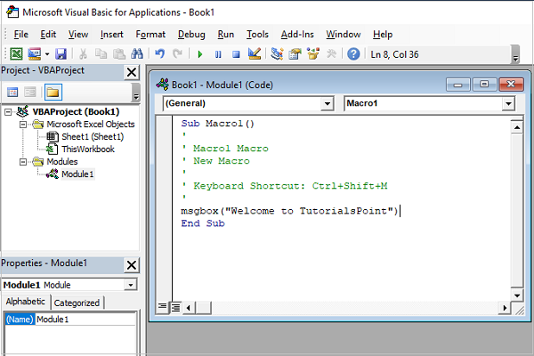 visual basic of applications