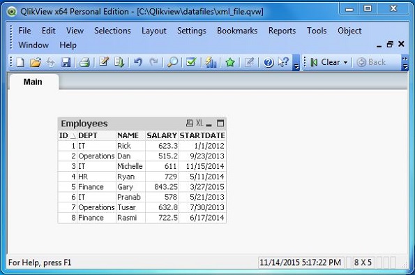 6 xml final data