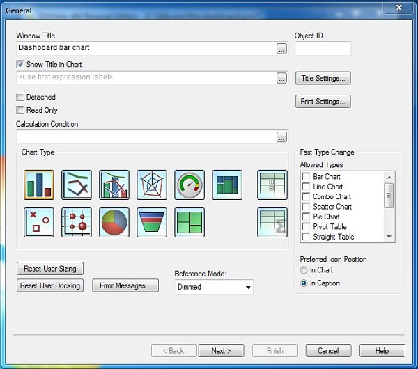 7 dahboard add bar chart