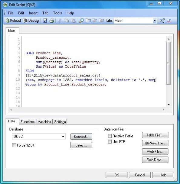 Aggregate sum script