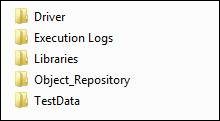 qtp framework folder structure