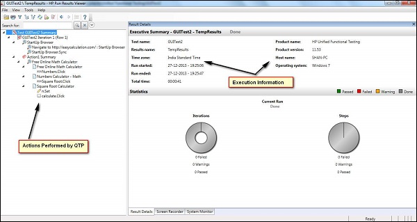 qtp record and run settings step8