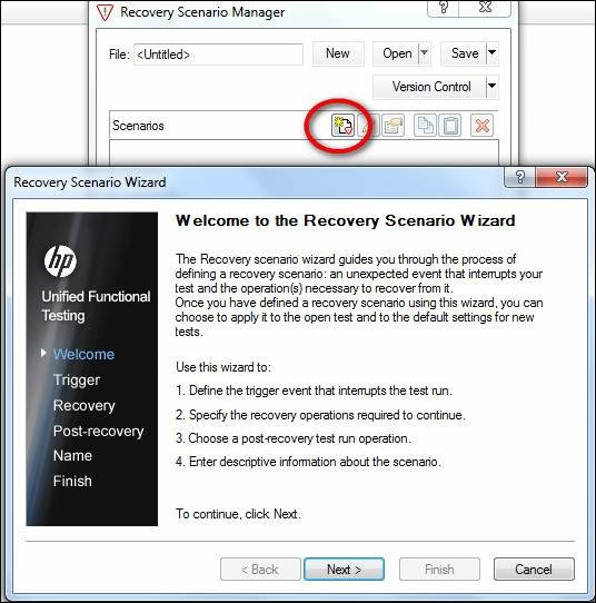 qtp recovery scenario 2