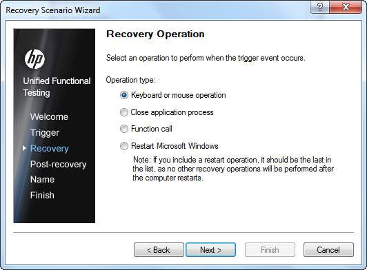 qtp recovery scenario 4