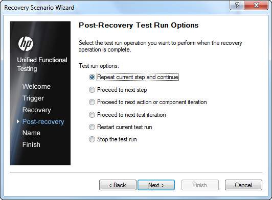 qtp recovery scenario 5