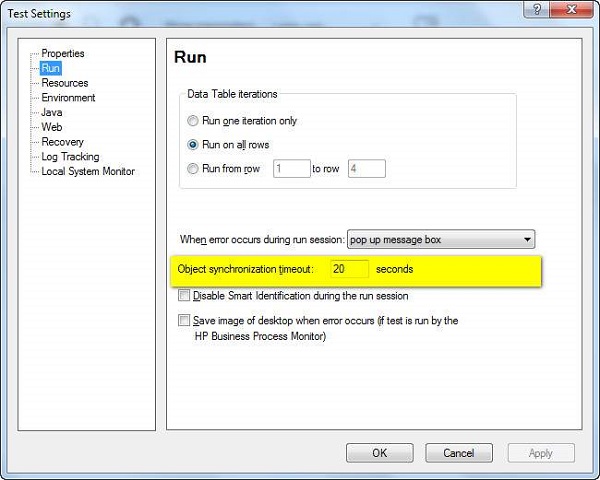 qtp sync point 3