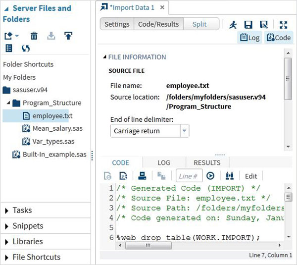 data sets 4 2 import utility