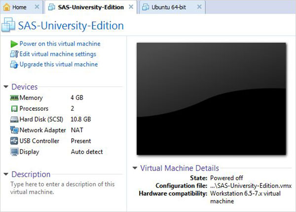 environment6 vm machine