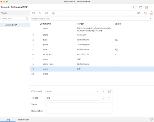 selenium accessors commands 10