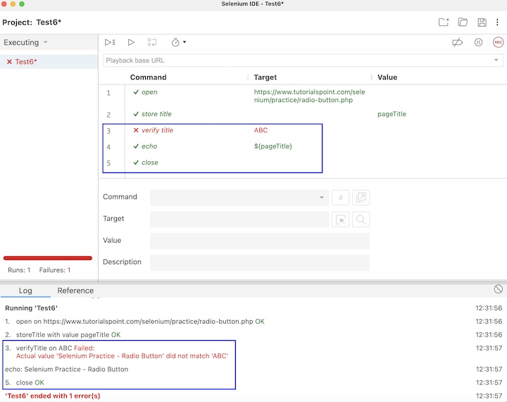 selenium assert verify 4