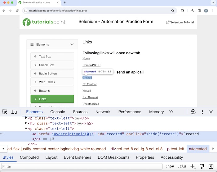 selenium handling 2