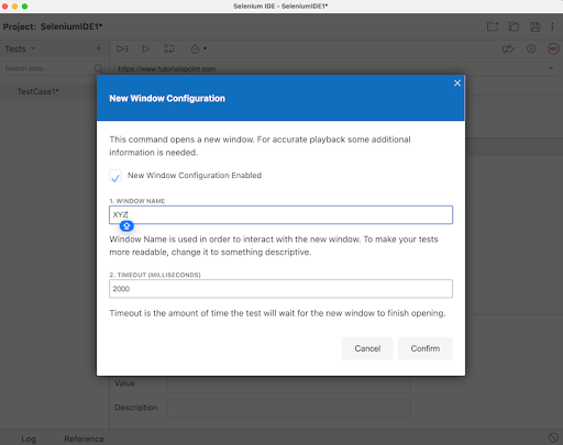 selenium ide creating script 11