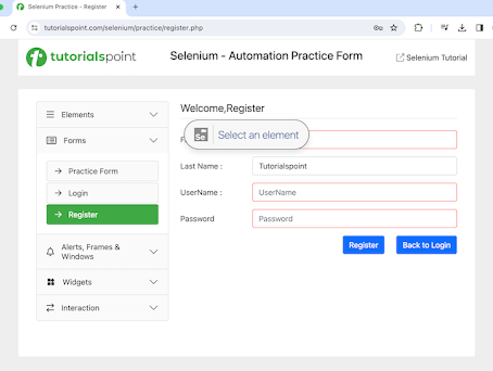 selenium ide creating script 13