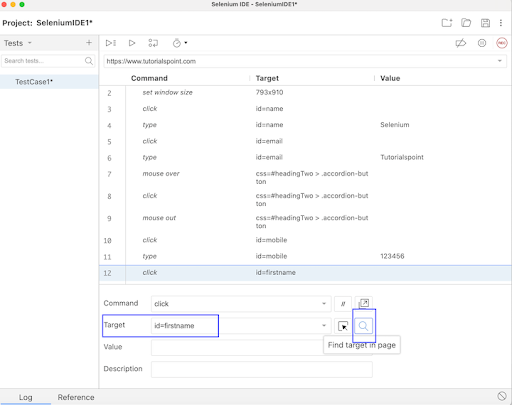 selenium ide creating script 14