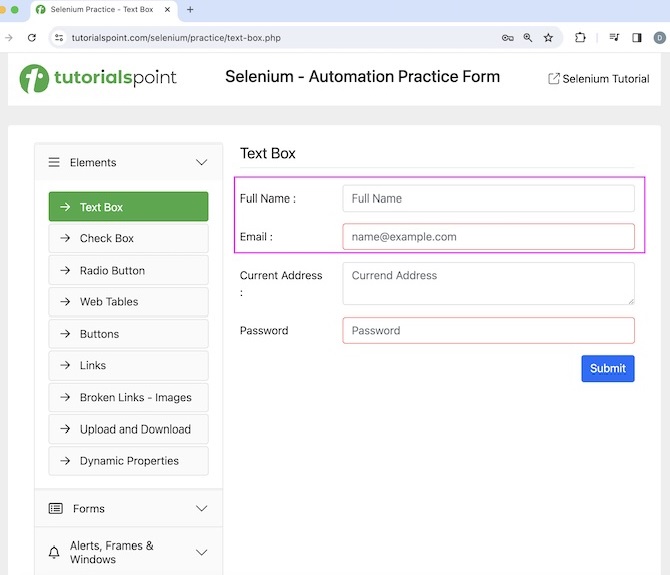 selenium json file 2