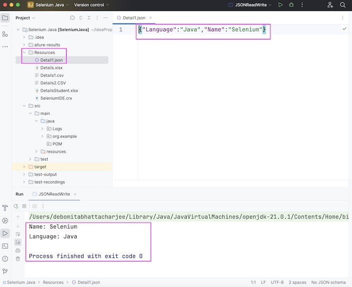 selenium json file 4