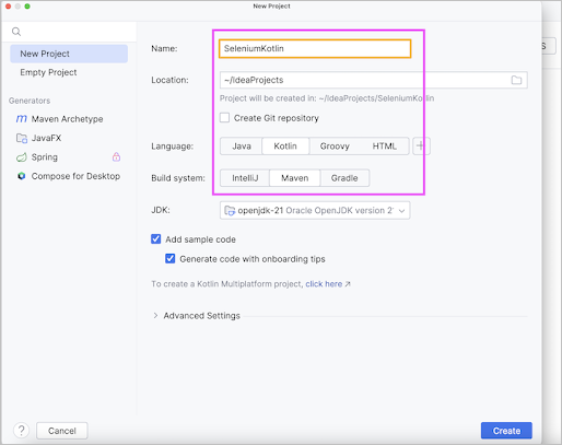 selenium kotlin tutorial 2