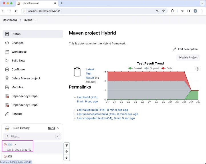 selenium maven jenkins 27