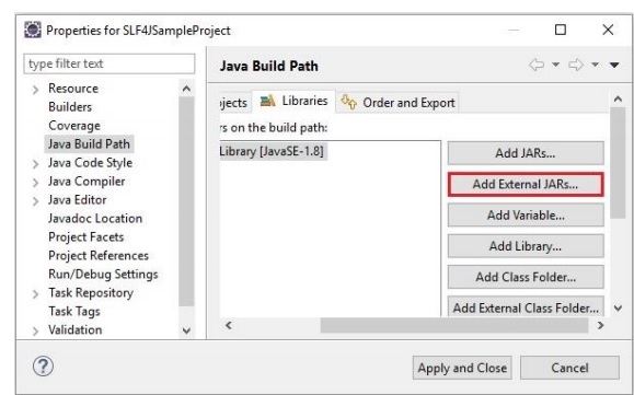 java build path