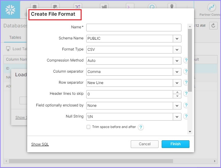 create file format details