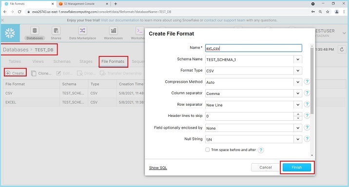 process of creating file format