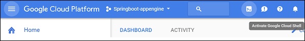 activate google cloud shell