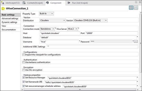 configuring components