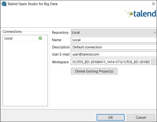 deleting existing project