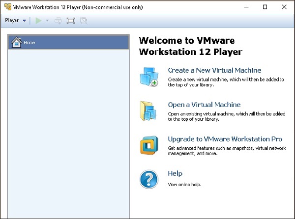 open virtual machine