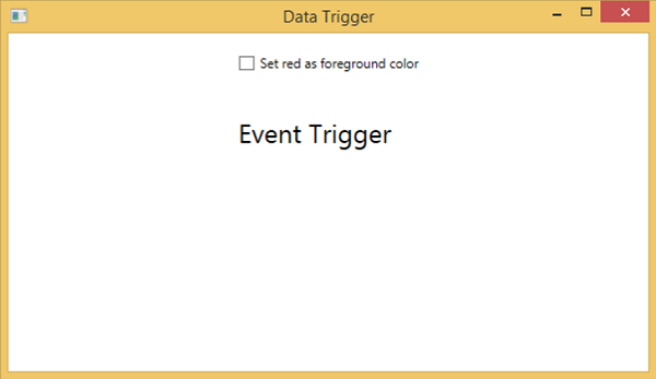 data trigger