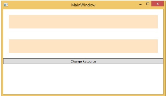 main window of resources