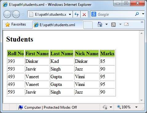 xpath predicate